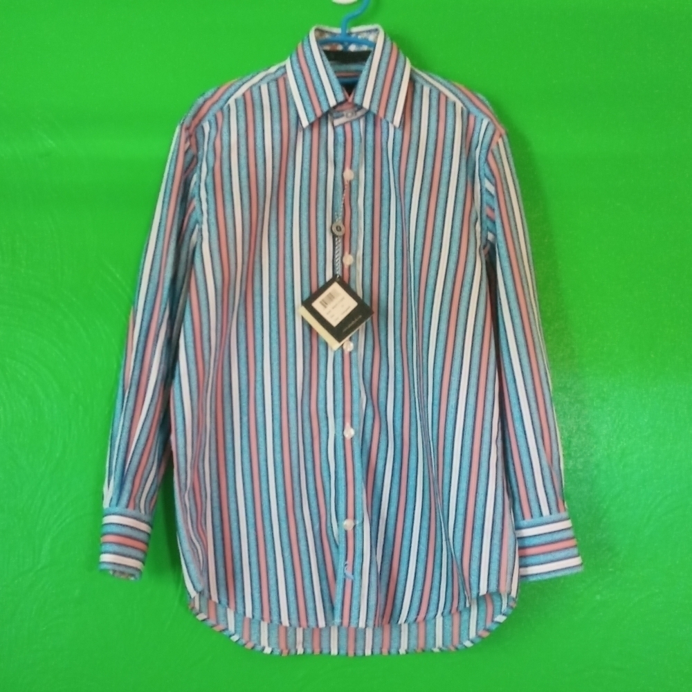Tailorbyrd Boy's Striped Dress Shirt